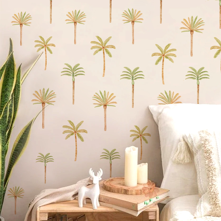 Boho Coconut Palm Tree Wall St - Baby Girl Nursery Quotes ulasan dan harga