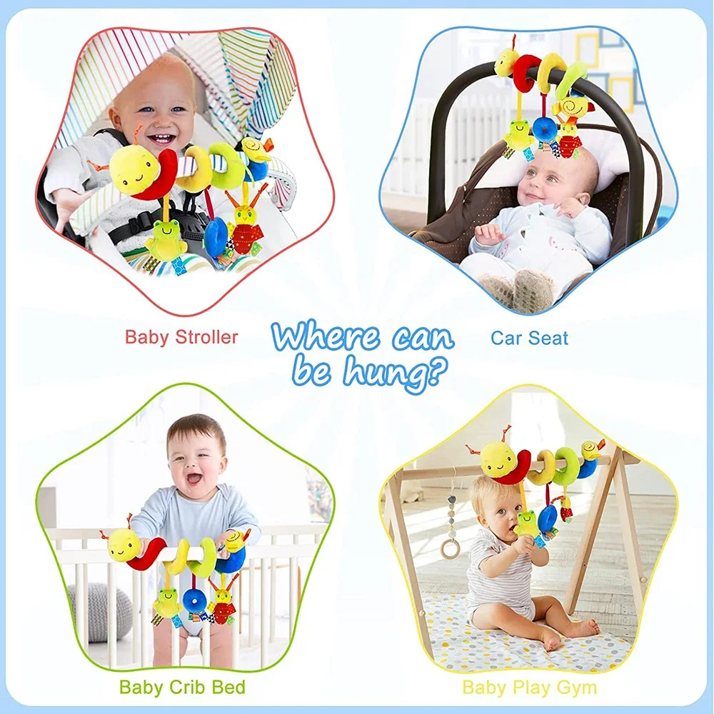 Spiral Stroller Toys Newborn P - Baby Nursery Trolley ulasan dan harga