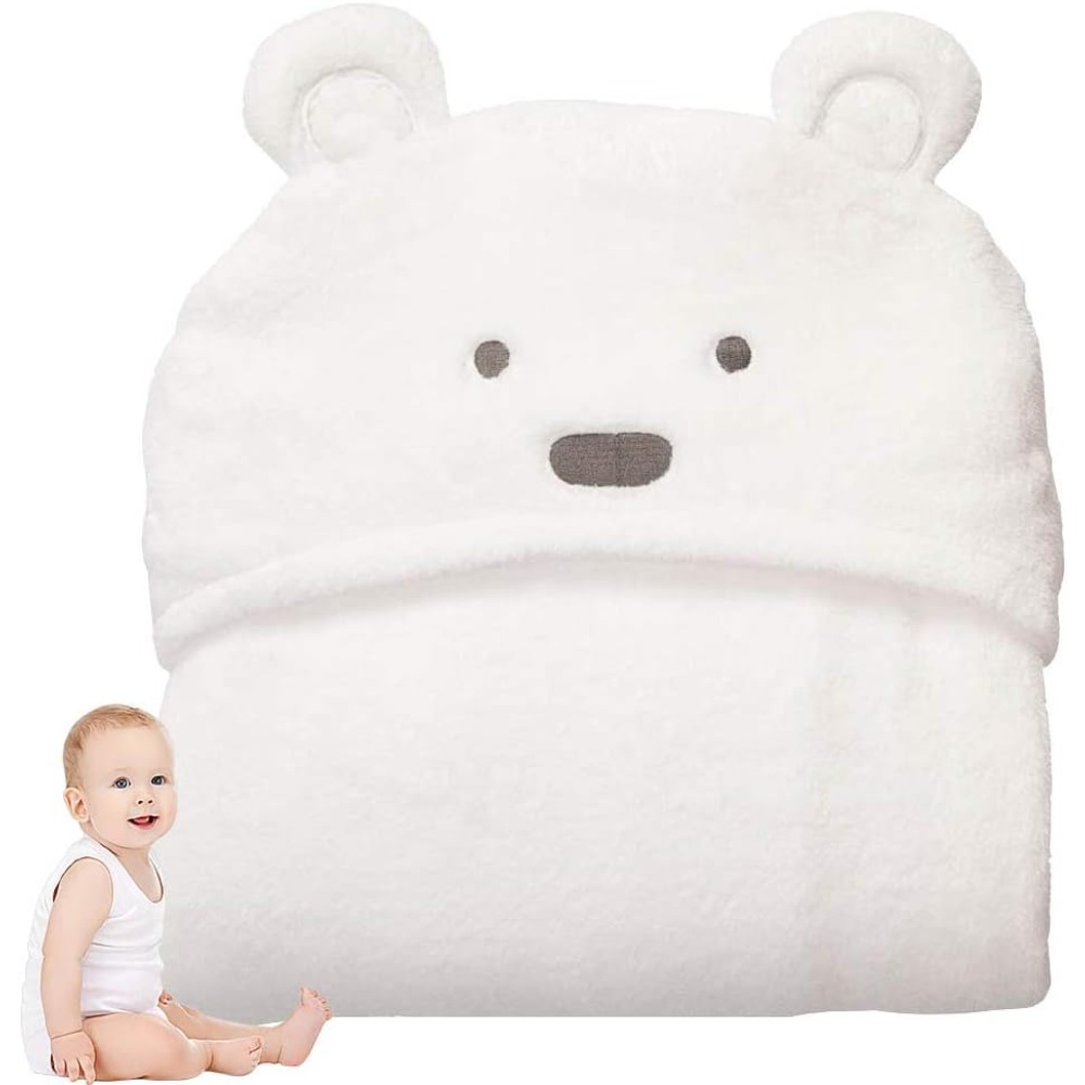 Cute Bear Hooded Towel for Kid - Baby Nursery Boy ulasan dan harga