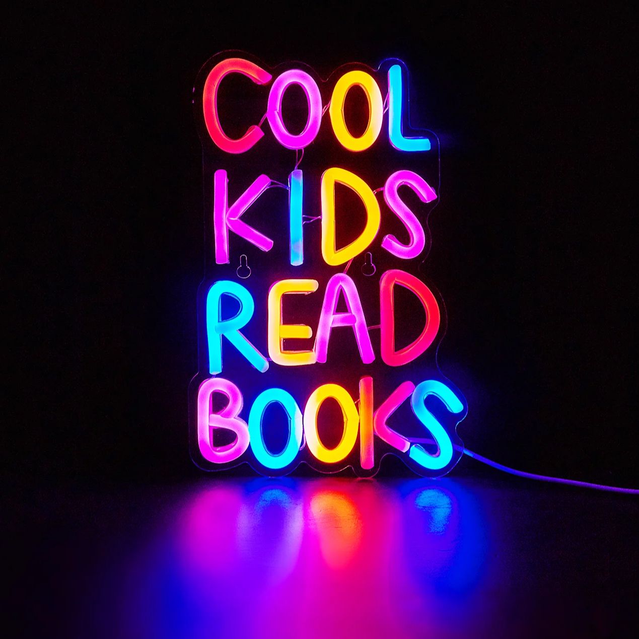 Chi-buy LED Neon Cool Kids Rea - Baby Nursery Wall Lights ulasan dan harga