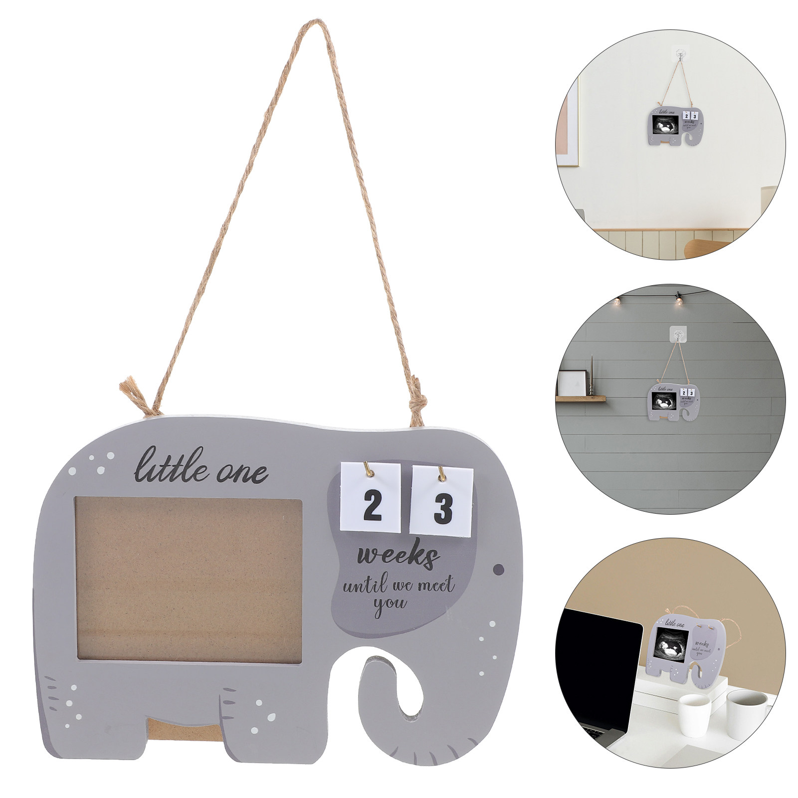 Baby Sonogram Photo Frame Wood - Baby Nursery Frames ulasan dan harga