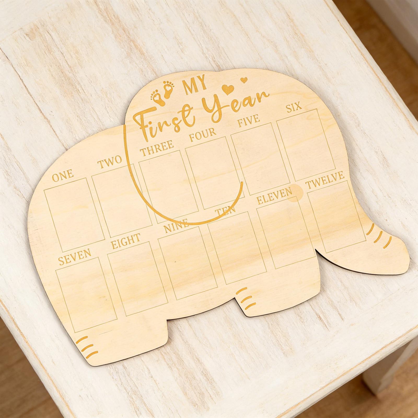 Baby Photo Board Wood Frame Tw - Baby Nursery Frames ulasan dan harga